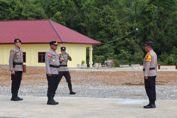 Kapolres Boven Digoel Pimpin Apel Gelar Pasukan Operasi Ketupat Cartenz