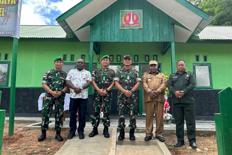 Sebelum Tutup Tmmd Pangdam Xvii Cendrawasih Resmikan Rumah Swadaya