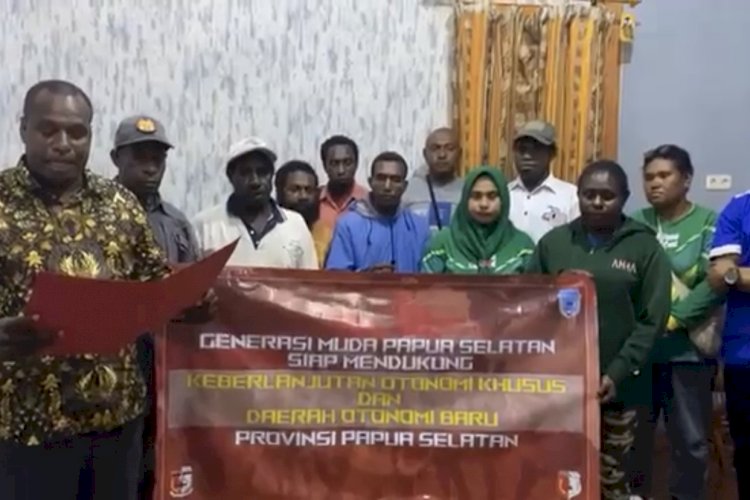 Deklarasi Generasi Muda Papua Selatan, Mendukung Keberlanjutan DOB Dan ...